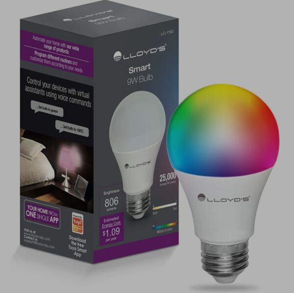 Foco Inteligente WiFi, Multicolor + Luz Blanca Fría Y Cálida RGB CCT (LC-1192)